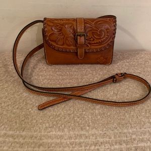 Patricia Nash Tooled Leather Crossbody Purse